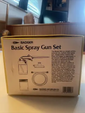 250-3 Badger Vintage Basic Spray Gun Set Model # 250 #3