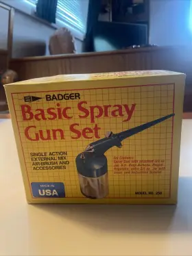 250-3 Badger Vintage Basic Spray Gun Set Model # 250