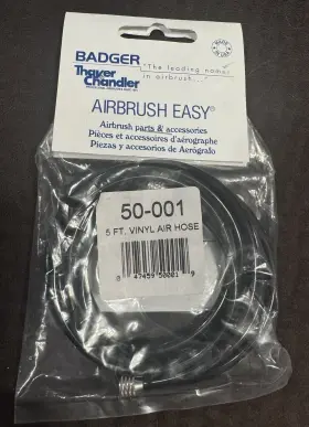 50-001 Badger 5ft Vinyl Hose For Airbrush #50-001-new