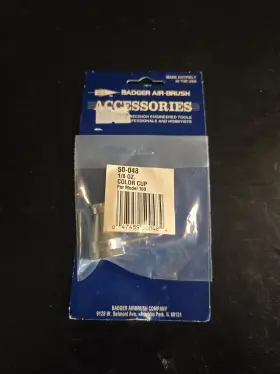 50-048 Badger Air Brush 1/8 Oz Color Cup For Model 100 Made In Usa New Sealed