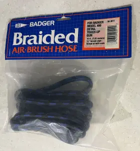 50-3011 Badger 10 400 Braided Air Hose Spray Gun Tank 1/4 Inch Female Pipe At Ends #2