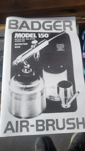 Badger Air-brush Co. 047459150054 Model 150 Series Professional Airbrush Kit In Wood Box #2