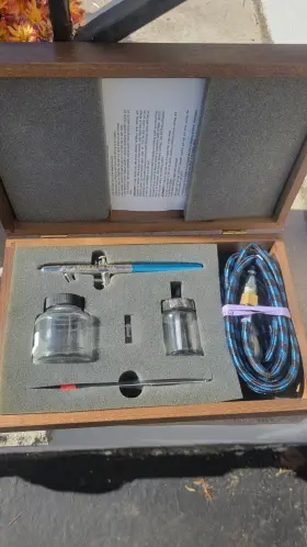 Badger Air-brush Co. 047459150054 Model 150 Series Professional Airbrush Kit In Wood Box