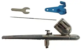 100-5-lgxf Badger Air-brush Co. Vintage 100-5- Lgxf Gravity Feed Airbrush With Case #3