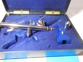 100-gfx Badger Air-brush Co. 100-gxf Airbrush With Case Tools And Manual Beautiful #2