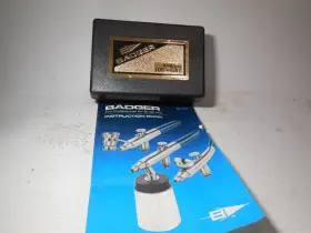 100-gfx Badger Air-brush Co. 100-gxf Airbrush With Case Tools And Manual Beautiful #3