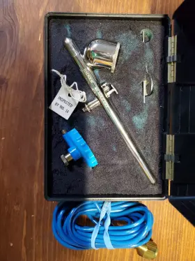 100-lgil Badger Air-brush Co. Airbrush Excellent Condition With Original Manual And Box #2