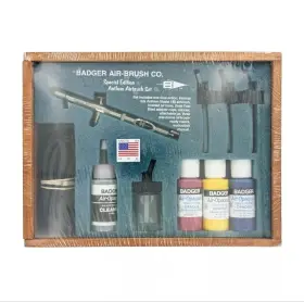 155-17 Badger Air-brush Co. Airbrush Anthem Dual Action Complete Set Brand New Sealed