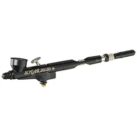 2020-2f Badger Air-brush Co. 313109049017 Sotar Large Gravity Feed Fine Airbrush Black