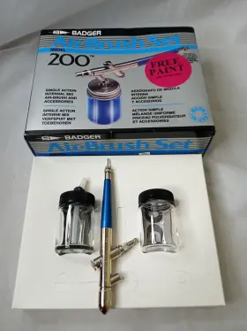 4745920001 Badger Air-brush Co. Airbrush Set 200 New Open Box