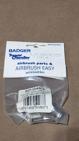 50-0483 Badger Air-brush Co. - No. 1/4 Oz. Color Cup For Model 350 Nos Airbrush Part