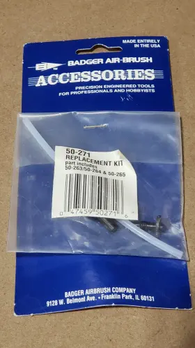 50-271 Badger Air-brush Co. - No. Mini Sandblaster Replacement Kit Nos Airbrush Part