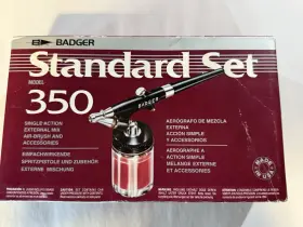 65465 Badger Air-brush Co. Badger-airbrush Company Set-model 350 In Box Read Description