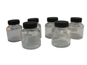 B000bpz55o Badger Air-brush Co. 50-0053b 2-ounce Jar And Cover Box Of 6 Black