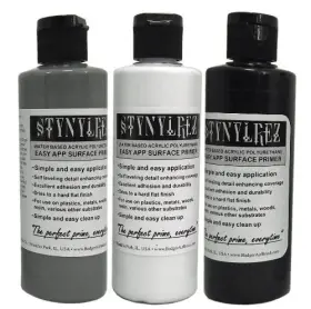 Snr-410 Badger Air-brush Co Stynylrez 3 Piece Assortment White Gray Black 12 Ounce #2