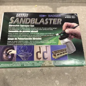 Bad260-1 Badger Mini Sandblaster Abrasive Sprayer Set Powder Gun