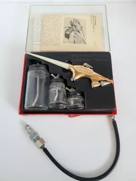 59-10021 Binks Wren Type Inch C Airbrush Spray System For Ceramic Glazing Used #3