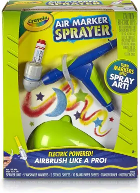 04-6806 Binney & Smith Air Marker Sprayer Airbrush Kit Gift For Kids Age 8 9 10