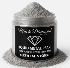 Lmp1 Black Diamond Pigments 51g/1.8oz Liquid Metal Pearl Multipurpose Diy 51g