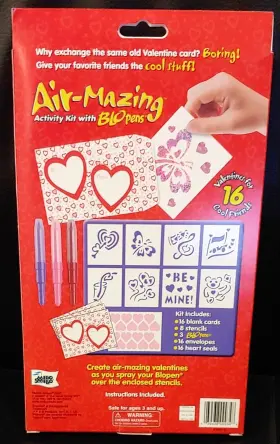 Blo Pens 039438099348 Nib Air-mazing Valentines Kit Bundle 32 Cards 6 And More Notes #3