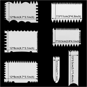 Psapstb-7in1 Brand Mtqy 7 In 1 Paint Scraper Acrylic Pouring Swipe Tools With Brush For #2