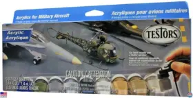 9136 Brand Testors Acrylic Paint Set For Aircraft - Vibrant Colors And Superior Quality