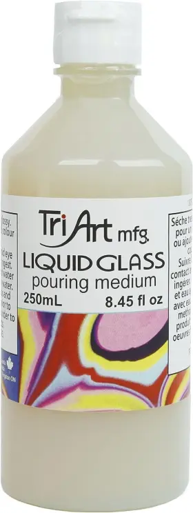 20735 Brand Tri-art Liquid Acrylic Glass Pouring Medium 250ml 8.45 Fl Oz Pack Of 1