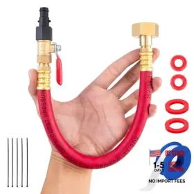 Breezliy 712417221632 Flush Hose Fitting Kit For Yamaha Pwc Jet Boat Kit-red