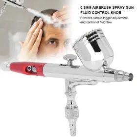 Brrnoo 021774027256 0.3mm Airbrush Spray Gun Cordless Kit Sprayer Accessory M #2
