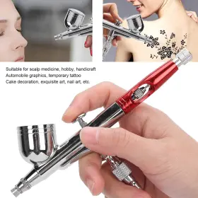 Brrnoo 021774027256 0.3mm Airbrush Spray Gun Cordless Kit Sprayer Accessory M #3