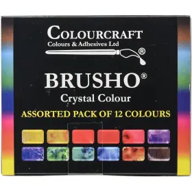 Bru85000 Brusho By Colourcraft Crystal 6.35 Ounce Pack Of 1 Multi