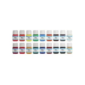 G-epcolst41 Buckleguy.com Giardini Basic Italian Leather Edge Paint Color Set 18 Colors 30ml Bottles