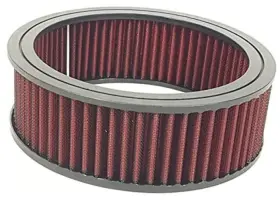 Afh-0903rd Caimoto Round Washable Air Filter Cleaner Red Element Replacement Flow 9 Inch X 3