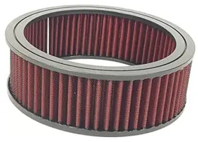 Afh-0904rd Caimoto Round Washable Air Filter Cleaner Red Element Replacement Flow 9 Inch X 4
