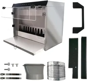 Wy-msp001 Cangjia Creates Technology Wy-msp001/50-3 Water Curtain Airbrush Spray Booth Portable Switches And Hand-touch 3 Led Lights