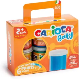 Carioca B01mcxgcw4 Car-ko032 Baby Finger Paint80 Ml Pack Of 6