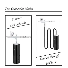 Casubaris 653998056520 Cordless Portable Airbrush Kit With Compressor Rechargeable And Replaceable A #3