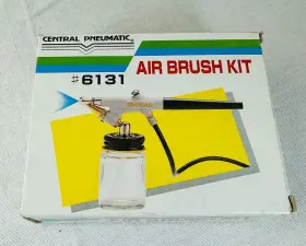 06131 Central Pneumatic Airbrush Kit 6131 New Open Box #2