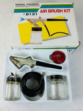 06131 Central Pneumatic Airbrush Kit 6131 New Open Box
