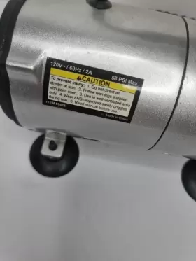 60329 Central Pneumatic 1/6 Hp 58 Psi Oilless Airbrush Compressor Model #3