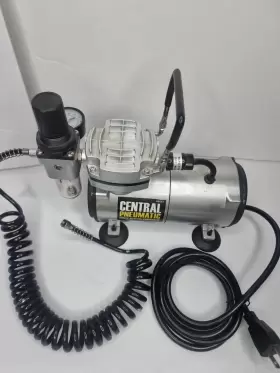 60329 Central Pneumatic 1/6 Hp 58 Psi Oilless Airbrush Compressor Model