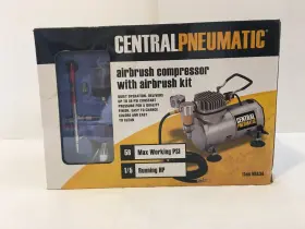 68434 Central Pneumatic Airbrush Compressor With Kit #68434 New In Box #3