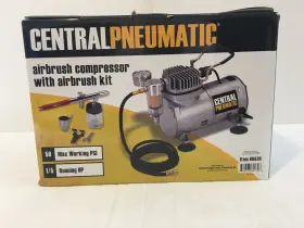 68434 Central Pneumatic Airbrush Compressor With Kit #68434 New In Box