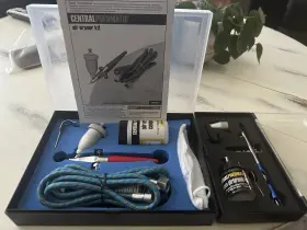 69277 Central Pneumatic Air Brush Kit #69277 New In Box Not Tested