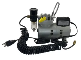 92403 Central Pneumatic 1/8 Hp Airbrush Compressor Oilless #92403 Tested