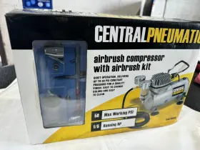 95630 Central Pneumatic Airbrush Compressor And Kit Item Please Read