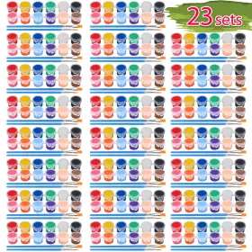 Acrylicpaint-006 Changtikeji 322pcs Washable Acrylic Paint For Kids 18.35 Fl Oz Pack Of 23 Multicolour