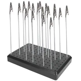 Gjjc09b Chuangrong-us 764690480268 Painting Stand Base And 20 Pieces Durable Alligator Clip Stick Set Mo