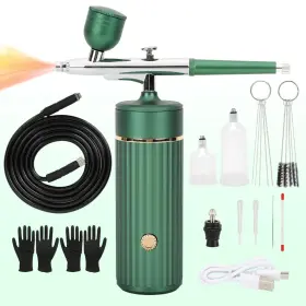 Cljlixcy 768531881979 Air Brush Kit With Airbrush Compressor Rechargeable Cordless Airbrus