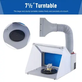 Co-z 666186332122 Airbrush Spray Booth With 3 Led Lights Portable Paint For Airbru #2